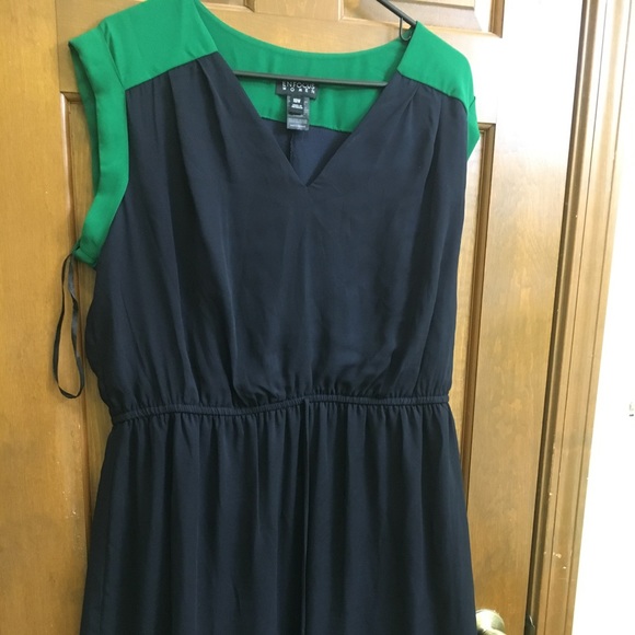Dresses & Skirts - Navy/green dress